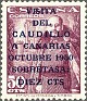 Spain 1951 Visita Del Caudillo A Canarias 50 + 10 CTS Castaño Edifil 1088. Spain 1951 Edifil 1088 Franco. Subida por susofe